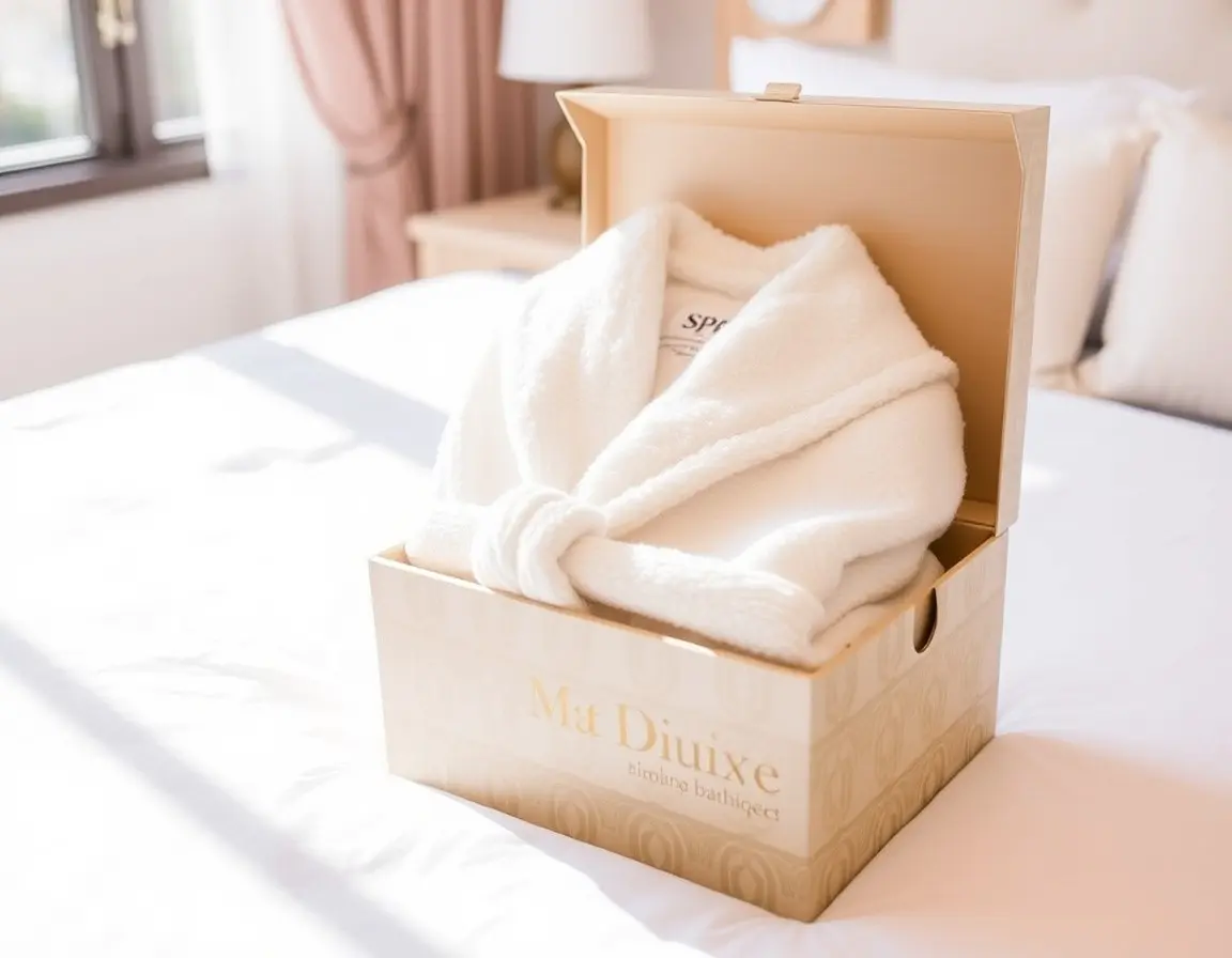 Peignoir de bain en peluche doux et luxueux