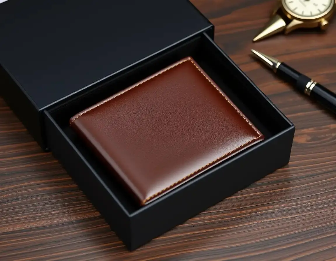 Portefeuille en Cuir Anti-RFID