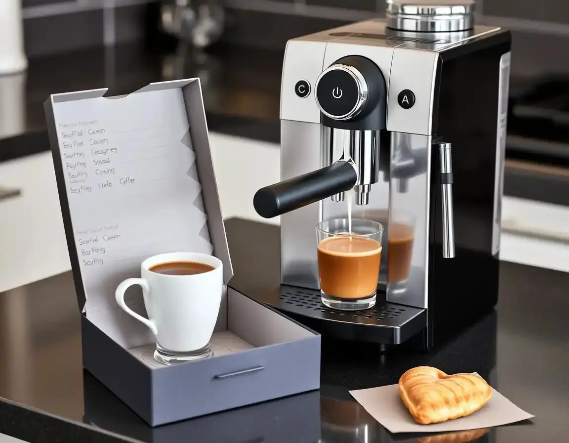 Machine à café expresso avec mousseur