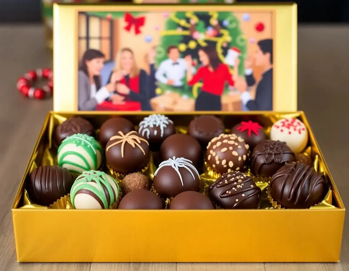 Assortiment de Truffes Artisanales au Chocolat
