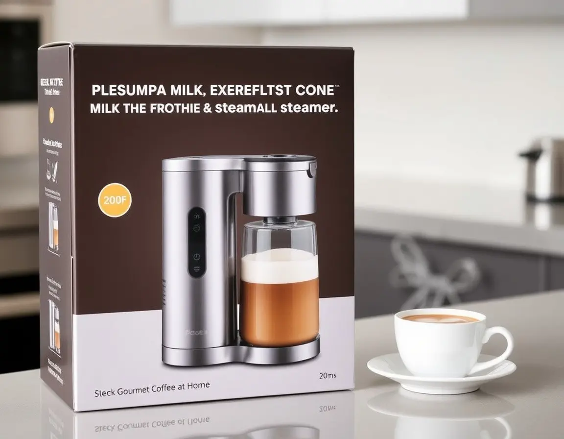 Mousseur à lait et cuiseur vapeur automatique