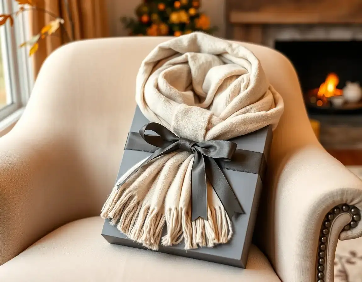 Écharpe douce en mélange de cachemire