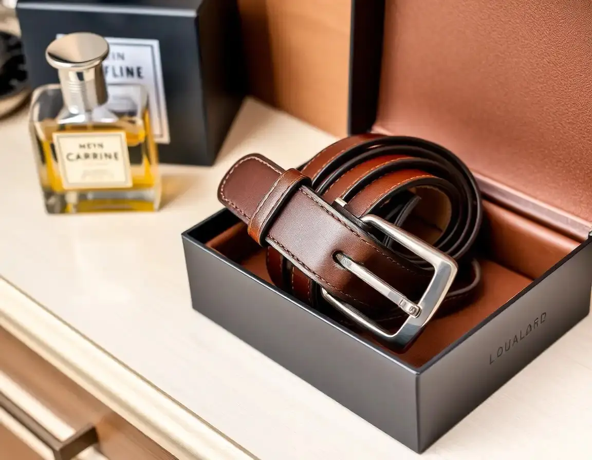 Ceinture en Cuir Pleine Fleur Premium