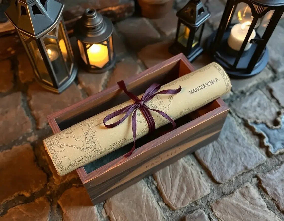 Réplique de la Carte du Maraudeur