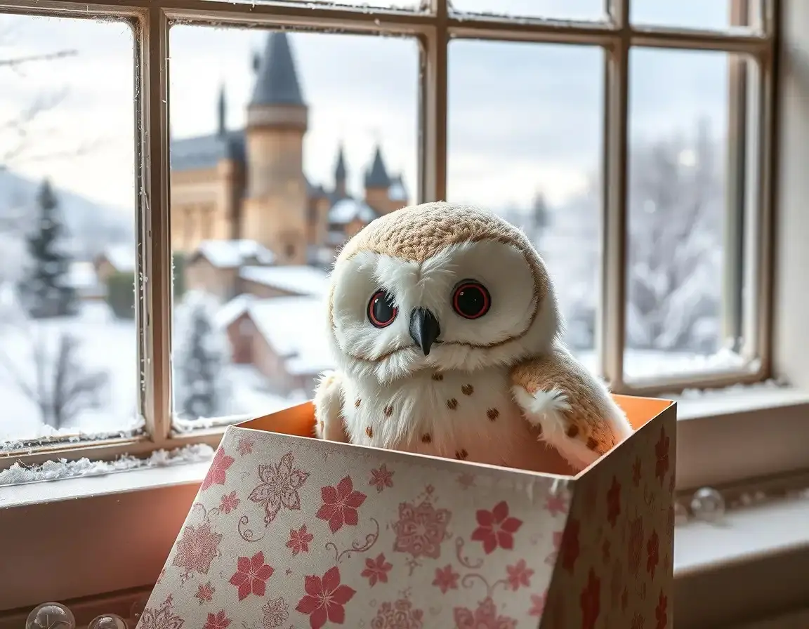 Peluche Hedwige Premium