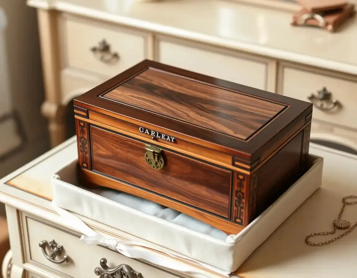 Boîte à Bijoux Artisanale Faite à la Main