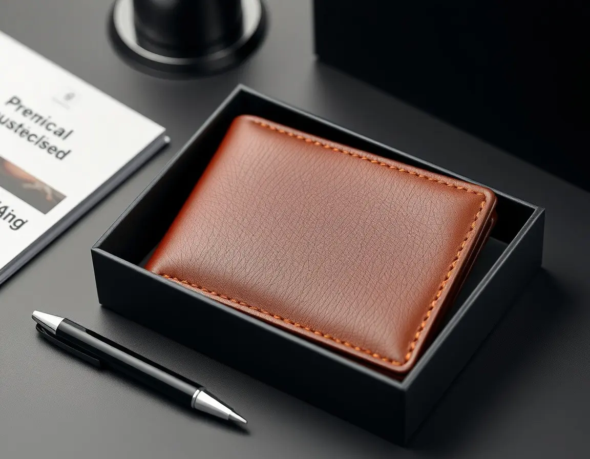 Portefeuille en Cuir de Haute Qualité avec Blocage RFID