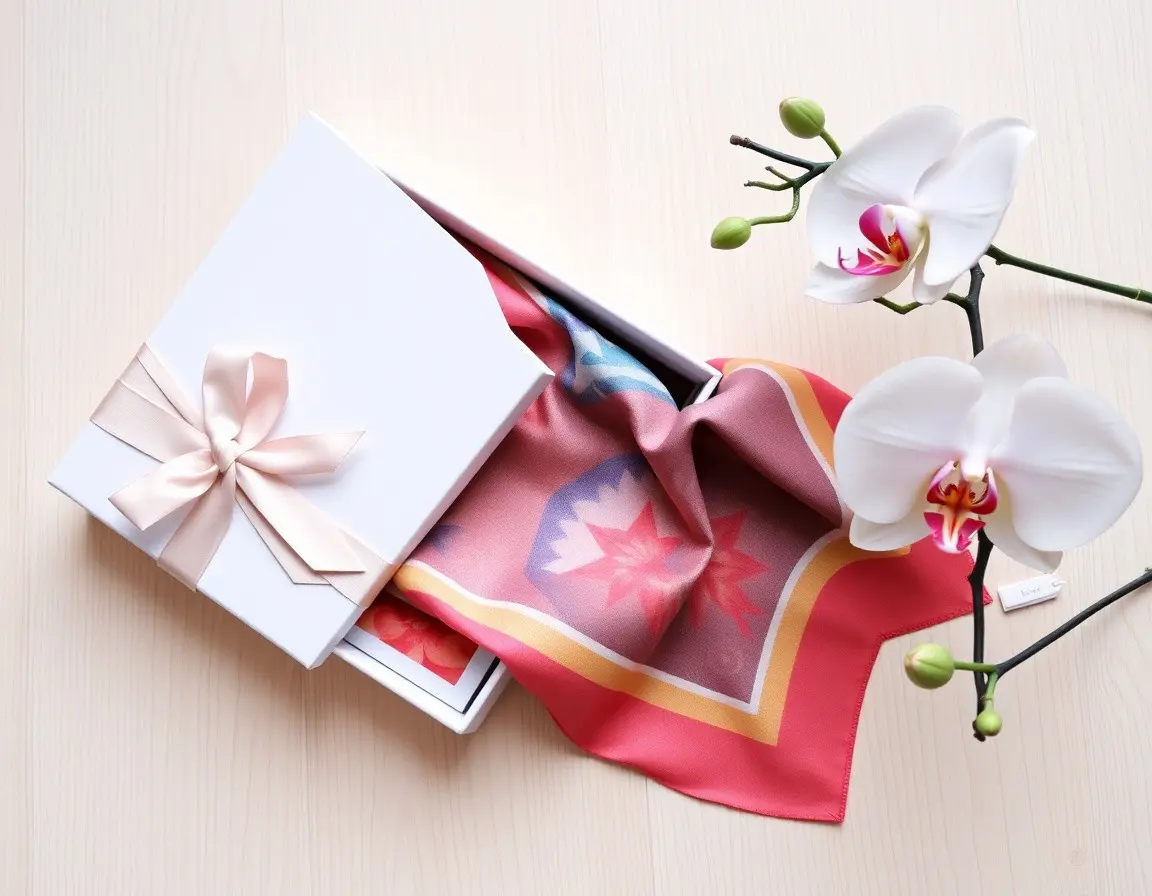 Foulard en Soie de Luxe pour Femme