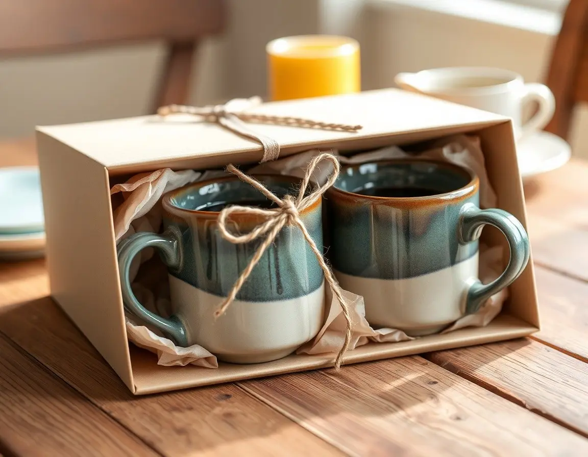 Ensemble de Tasses à Café en Céramique Premium