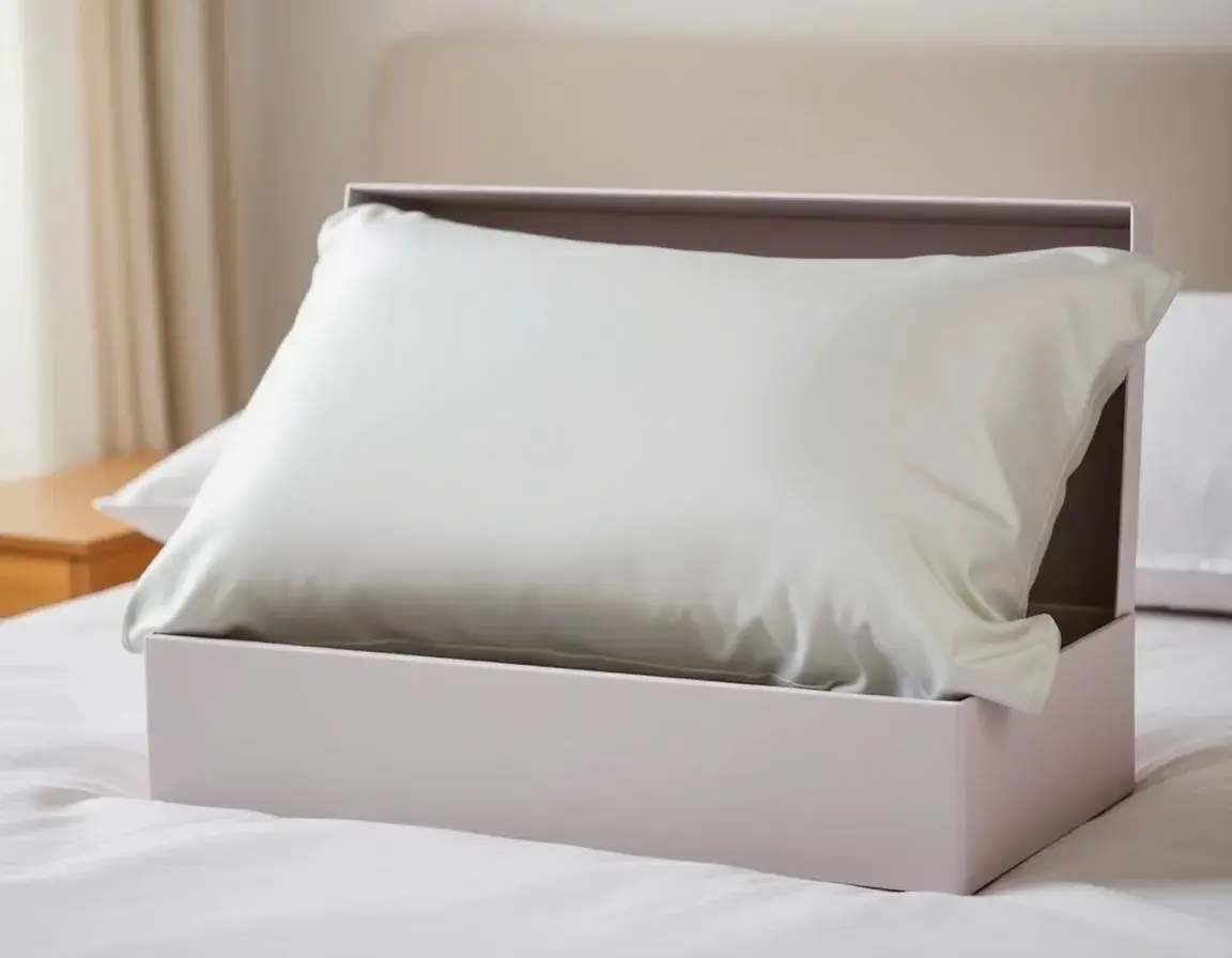 Taie d'Oreiller en Soie Luxueuse pour Cheveux et Peau