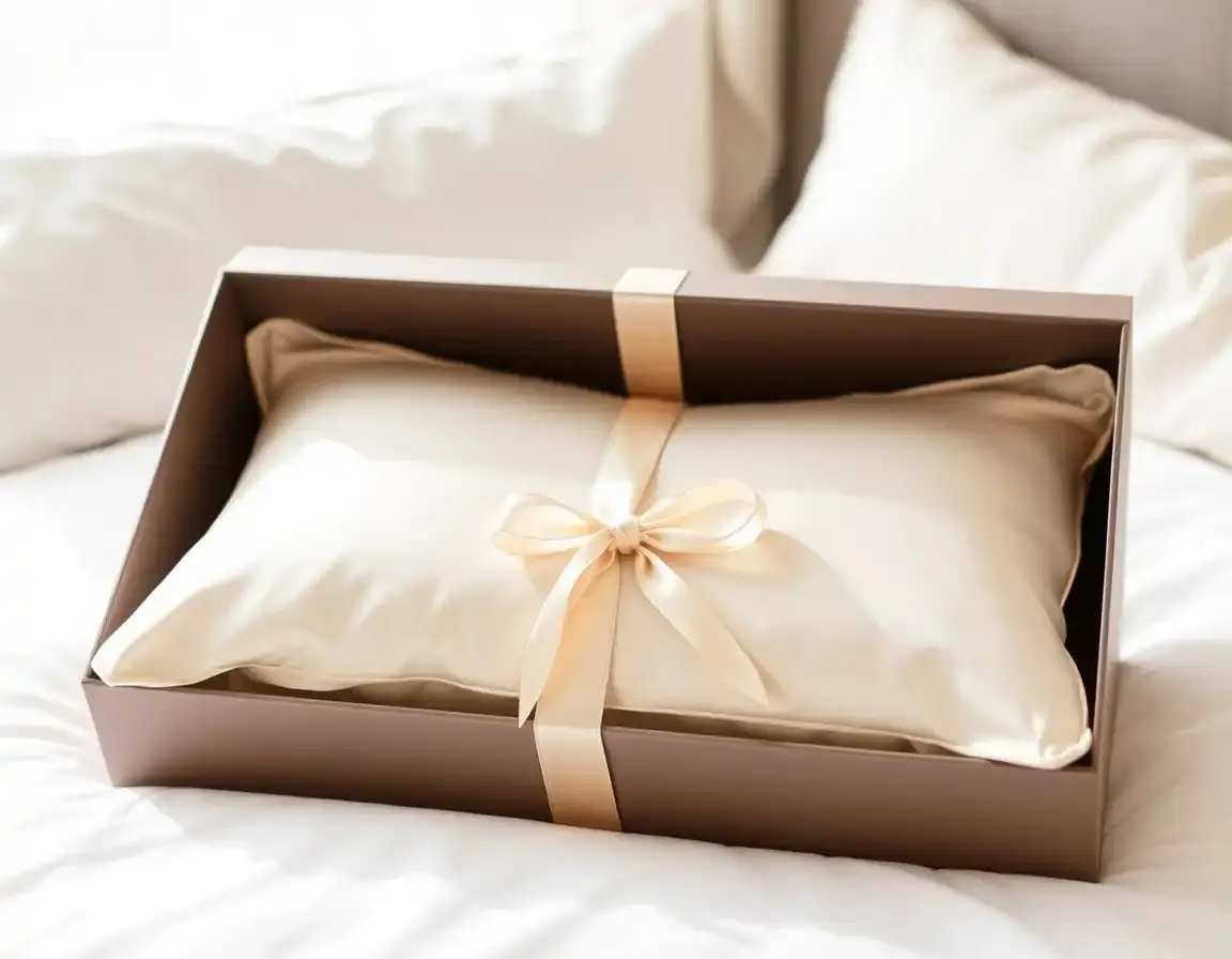 Ensemble de Taies d'Oreiller en Soie de Haute Qualité