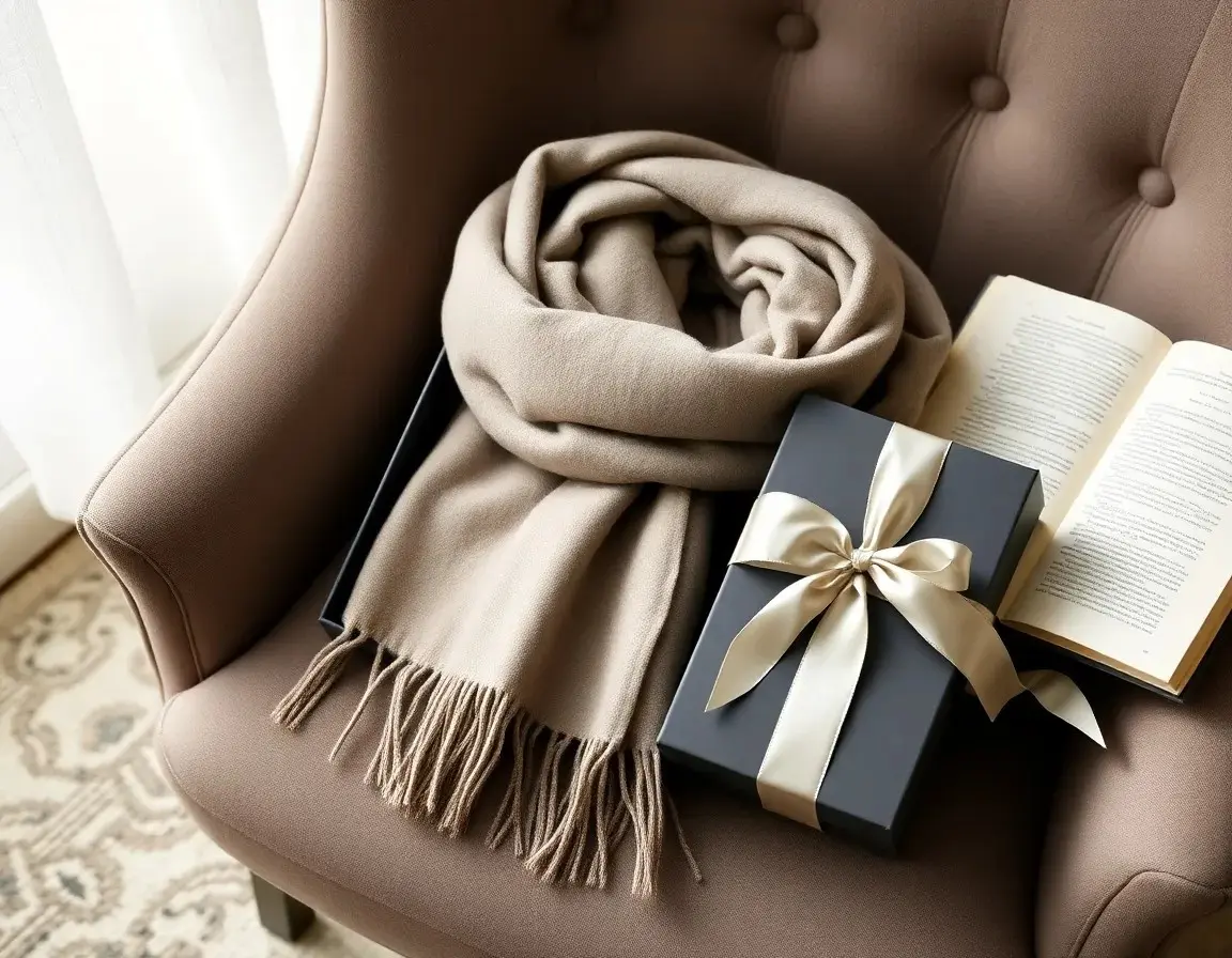 Écharpe de Luxe en Mélange Cachemire