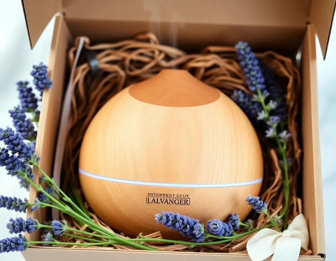 Diffuseur d'aromathérapie en bois