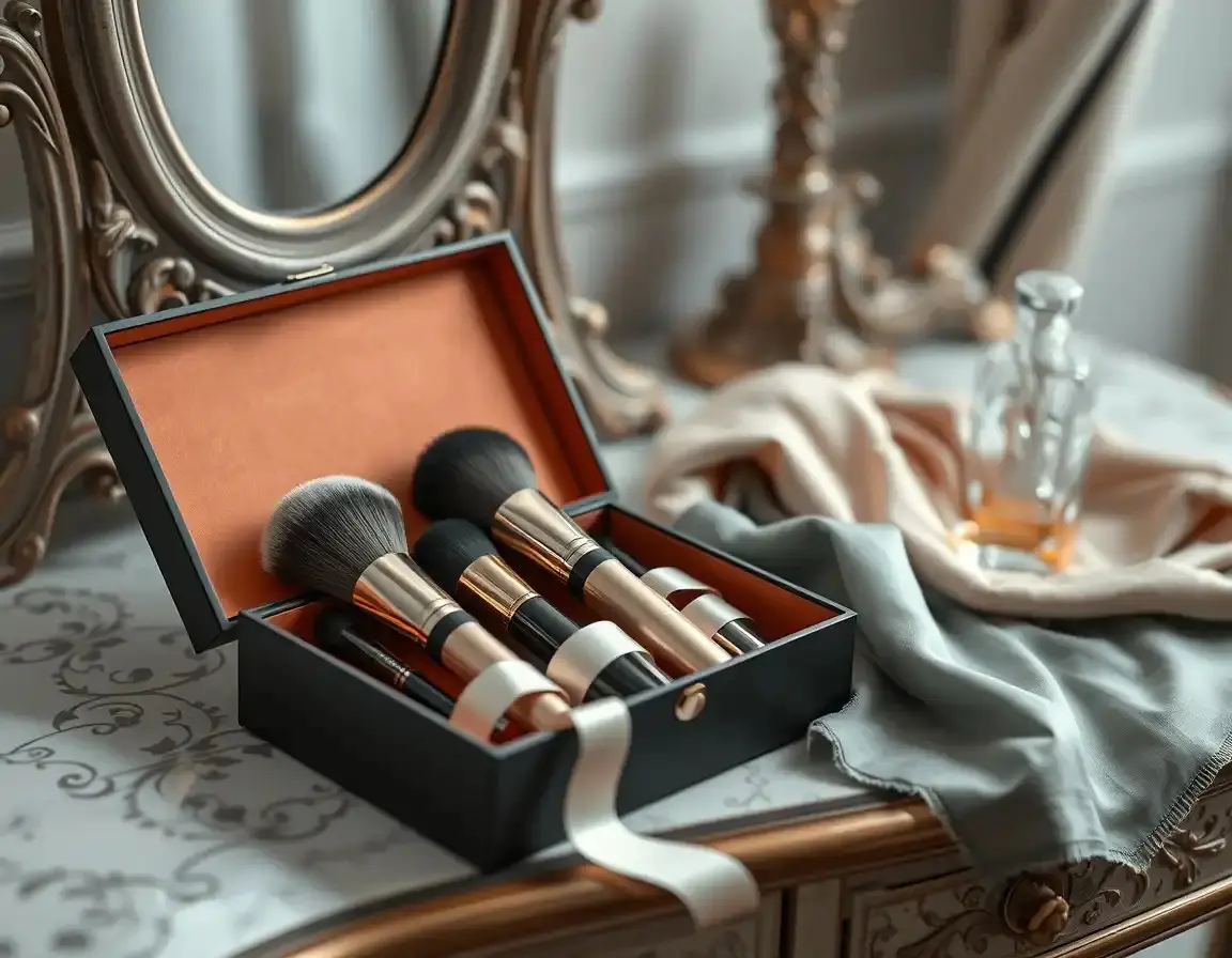 Set de pinceaux de maquillage professionnel