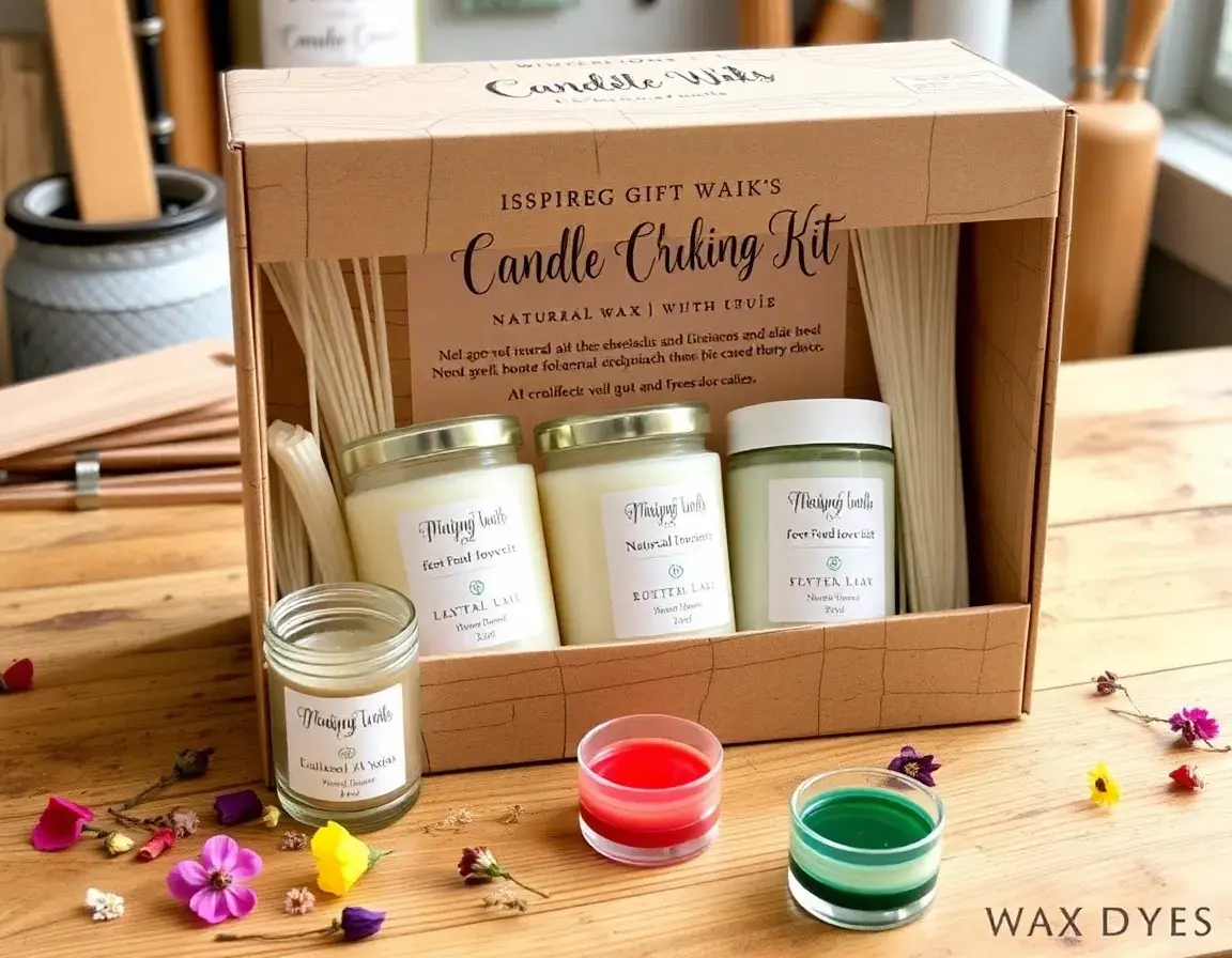 Kit DIY Fabrication de Bougies avec Cires Naturelles