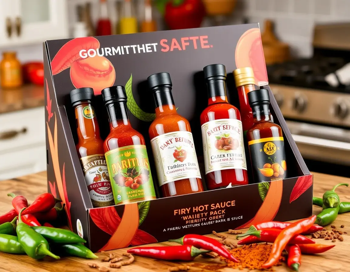 Pack Varié de Sauces Piquantes Gourmet