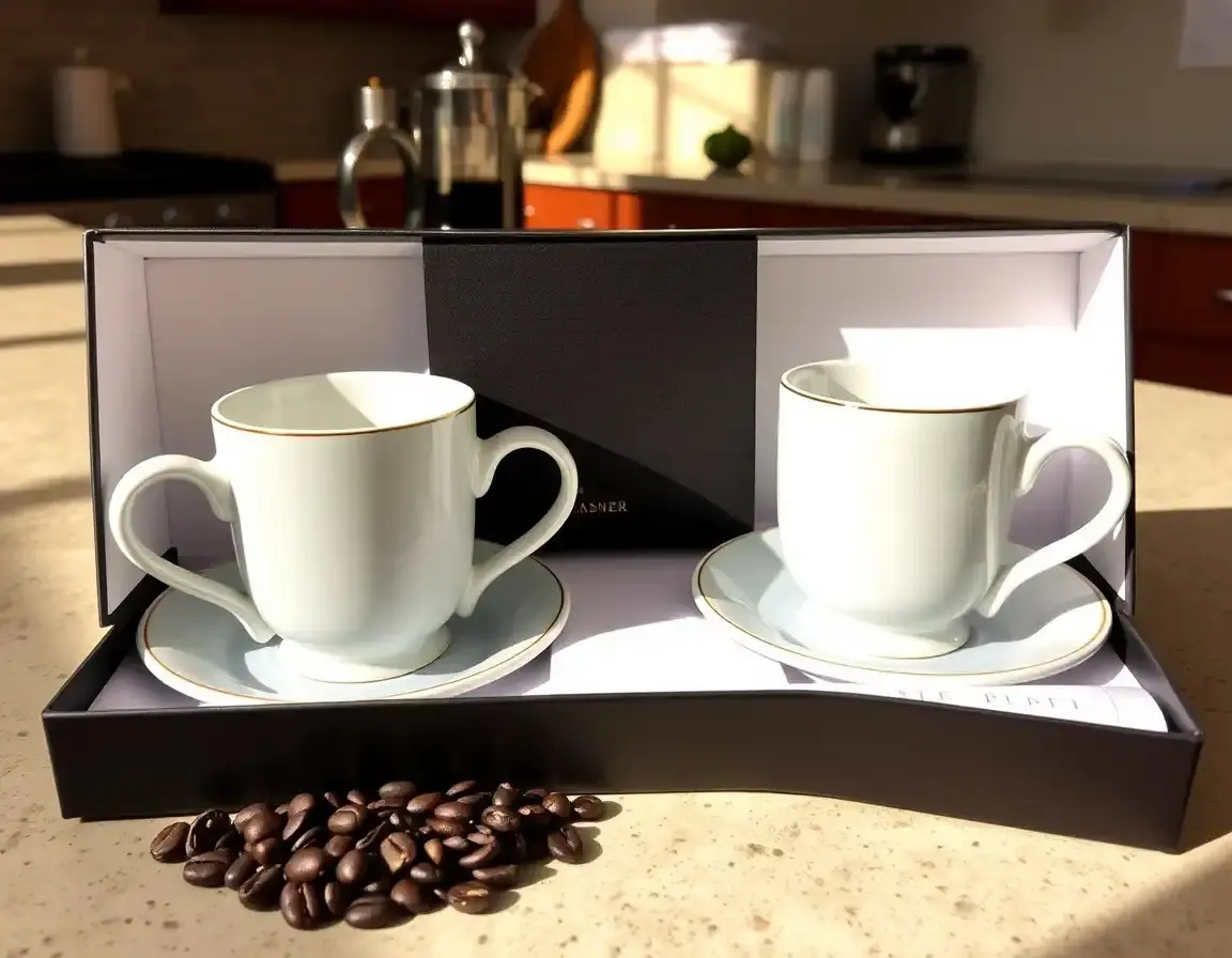 Set de Mugs à Café en Céramique