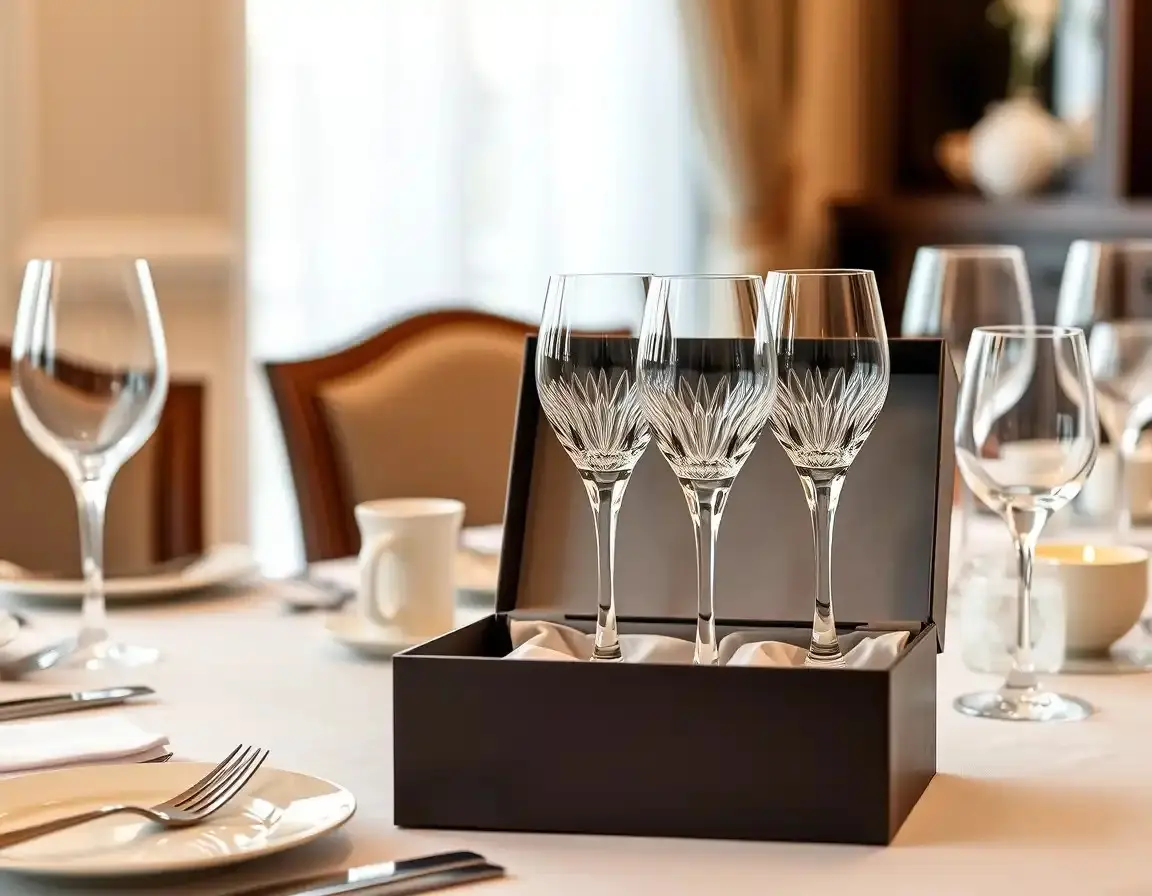 Verres à Vin en Cristal sans Plomb