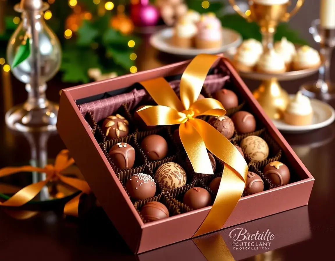 Artisanal Chocolate Truffle Collection Box