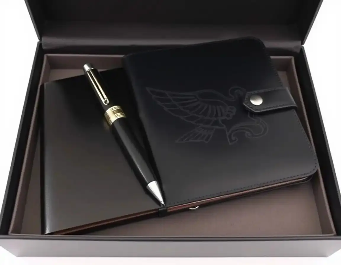 High-End Fountain Pen and Notebook Set