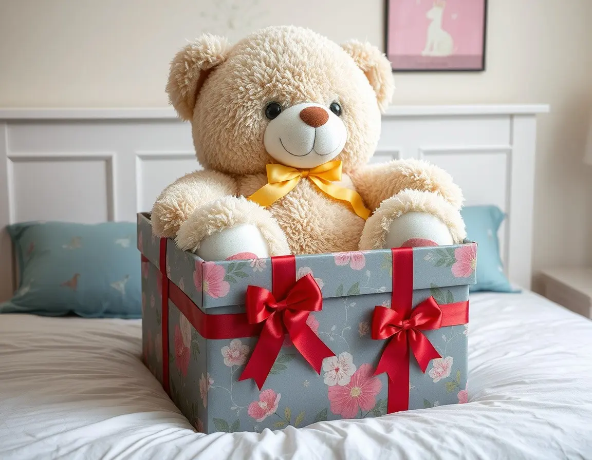 Grande peluche pour enfant