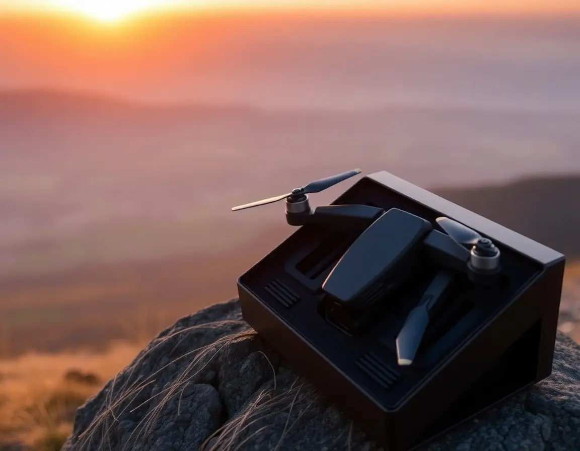 Drone compact pliable avec caméra HD