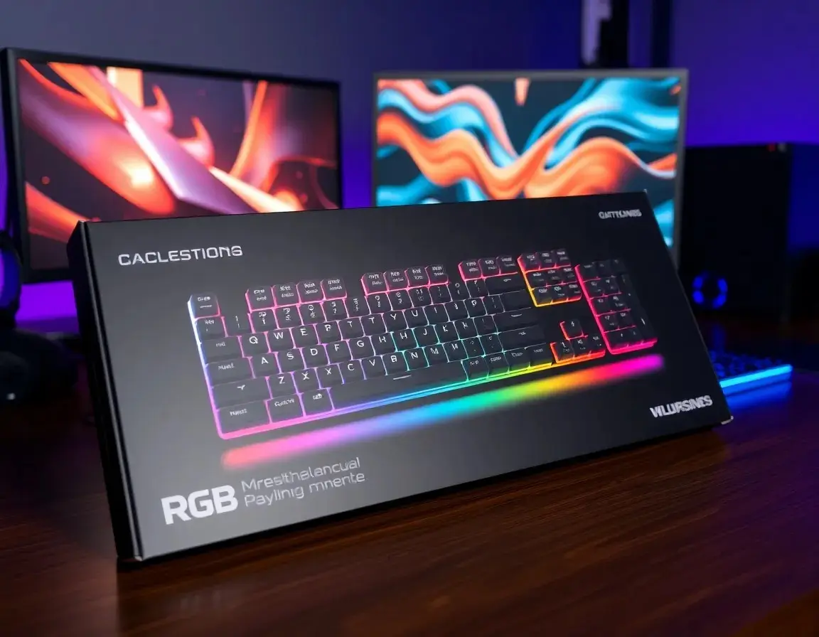 Clavier Mécanique de Jeu RVB