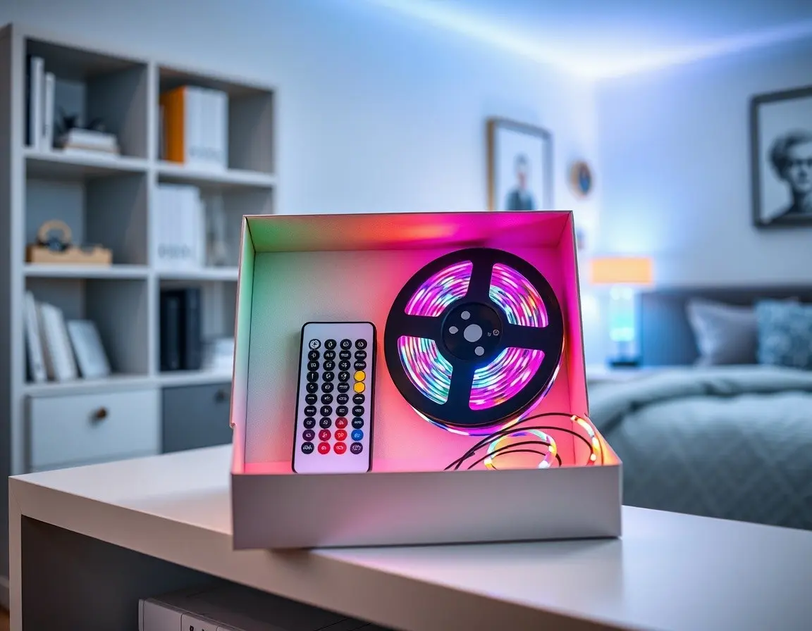 Bandes lumineuses LED avec télécommande