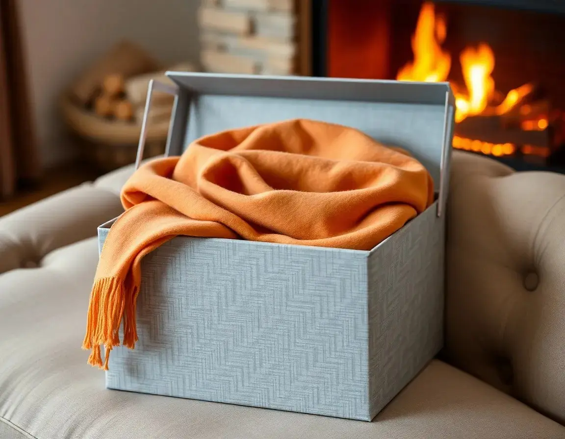 Écharpe/Châle d'Hiver en Cachemire Doux