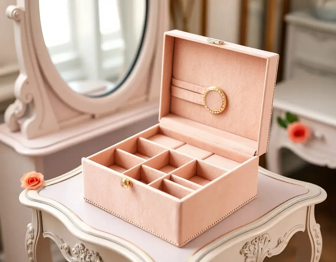 Grande Boîte à Bijoux en Velours