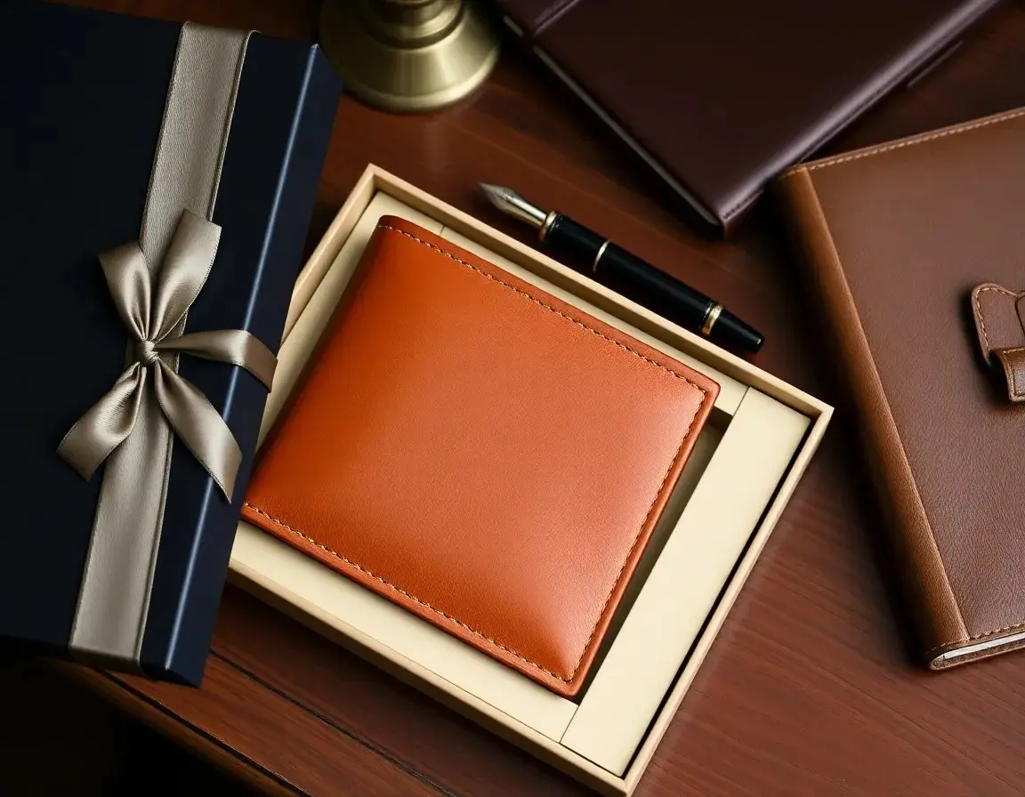 Portefeuille en Cuir Véritable