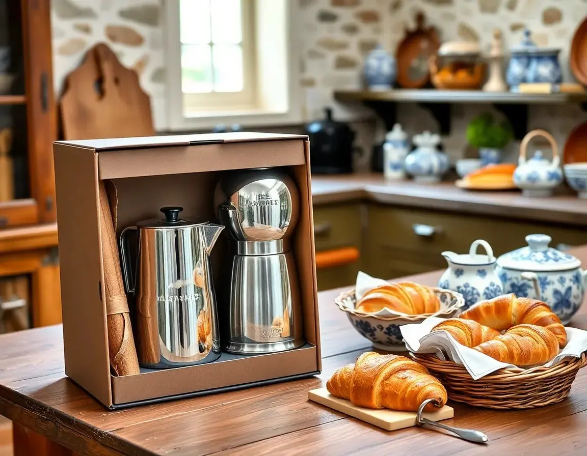 Cafetière en acier inoxydable pour un café de qualité