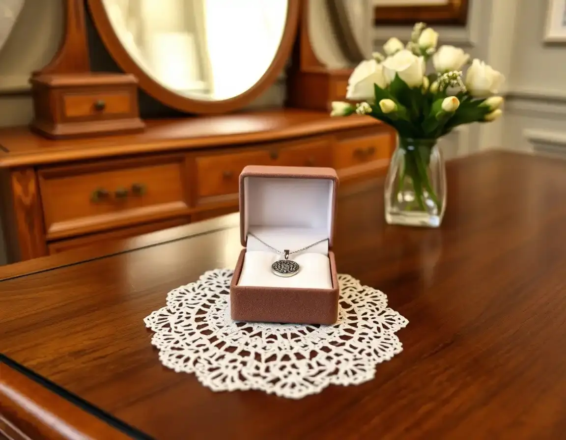 Collier pendentif élégant en argent sterling