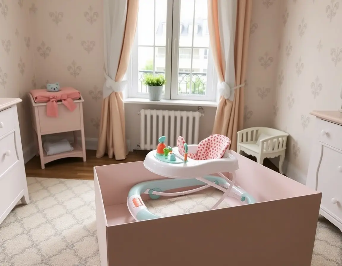 Chariot de Marche Éveil coloré pour bébé