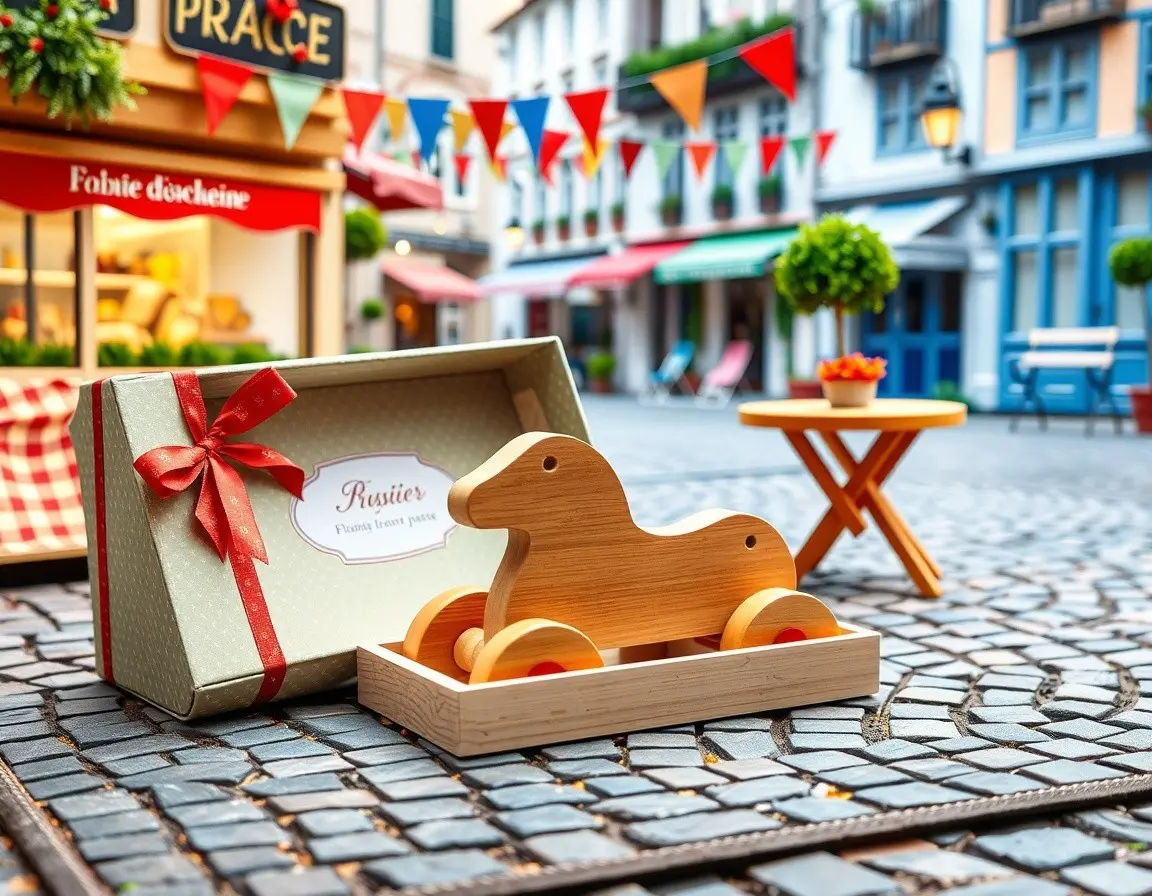 Jouet à Pousser/Tirer en Bois pour bébé