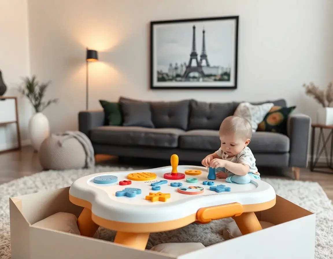 Table d'Activités Interactives avec lumières et sons