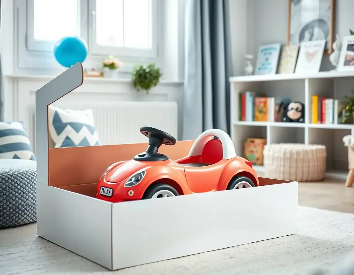 Voiture porteur avec poignée pour bébé