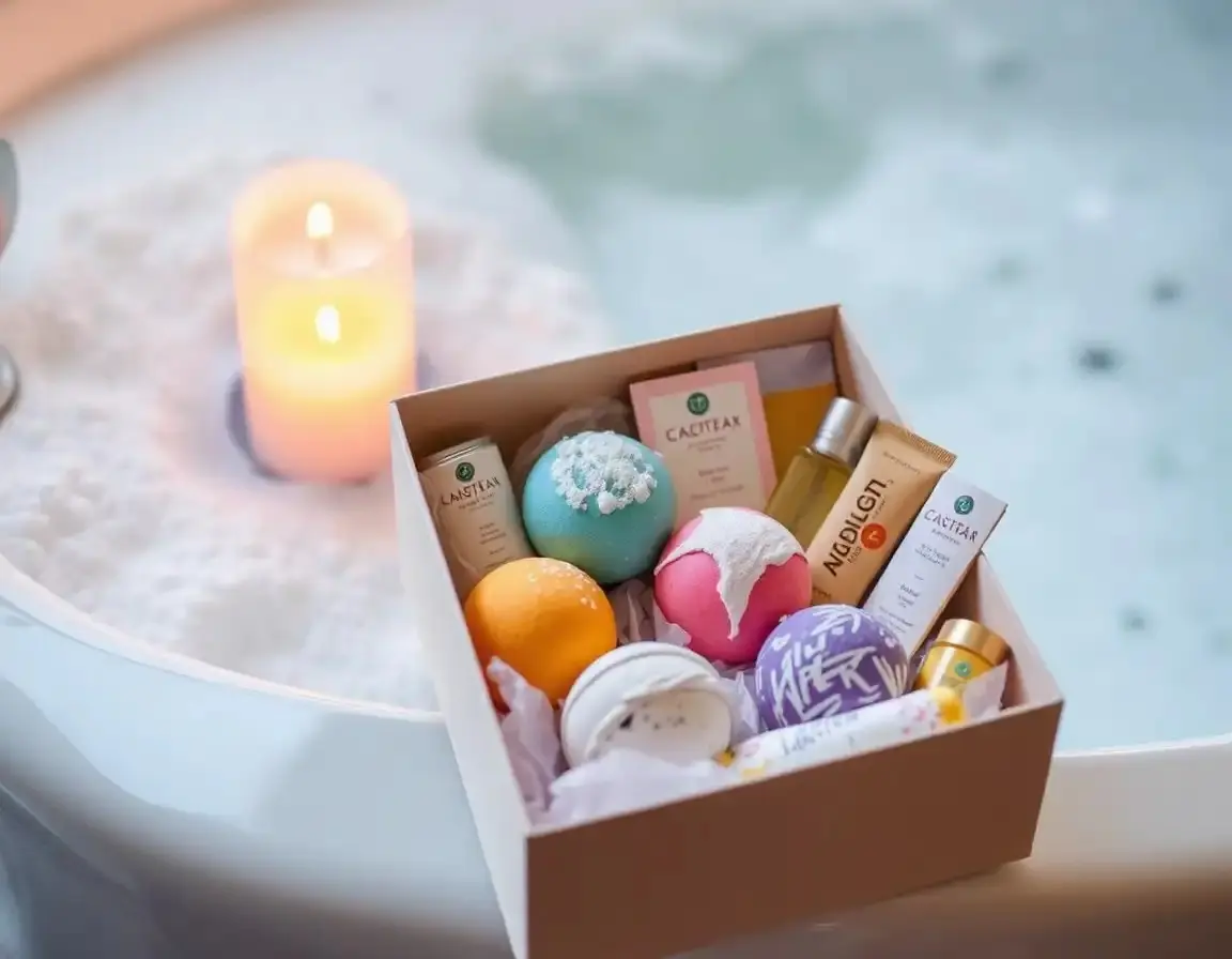 Coffret Luxe de Bombes de Bain et Spa
