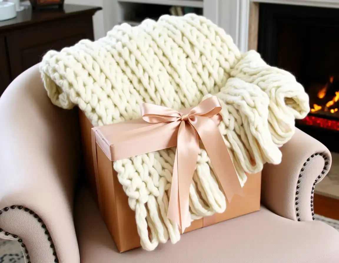 Couverture Épaisse en Laine Mérinos