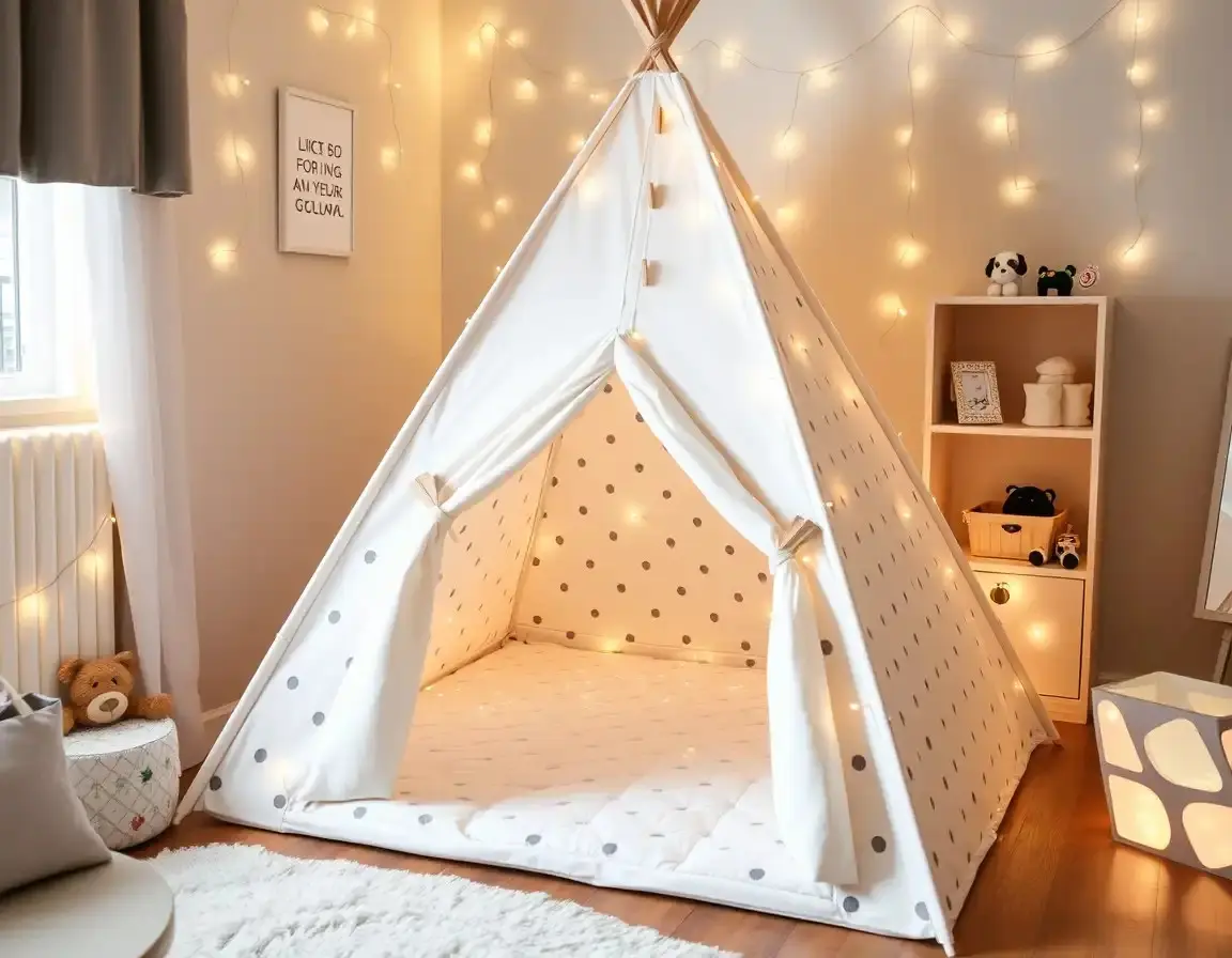 Tipi Tente de Jeu Pliable