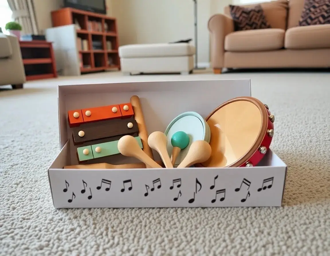 Set d'Instruments de Musique en Bois