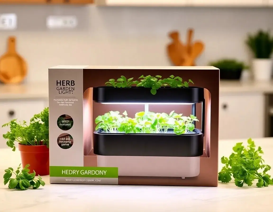 Indoor Hydroponic Herb Garden Kit