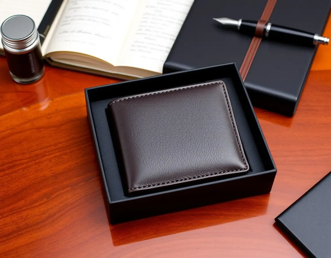 Premium Genuine Leather Bifold Wallet