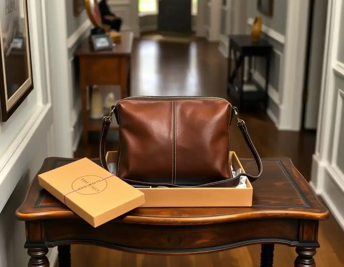 Sac bandoulière en cuir