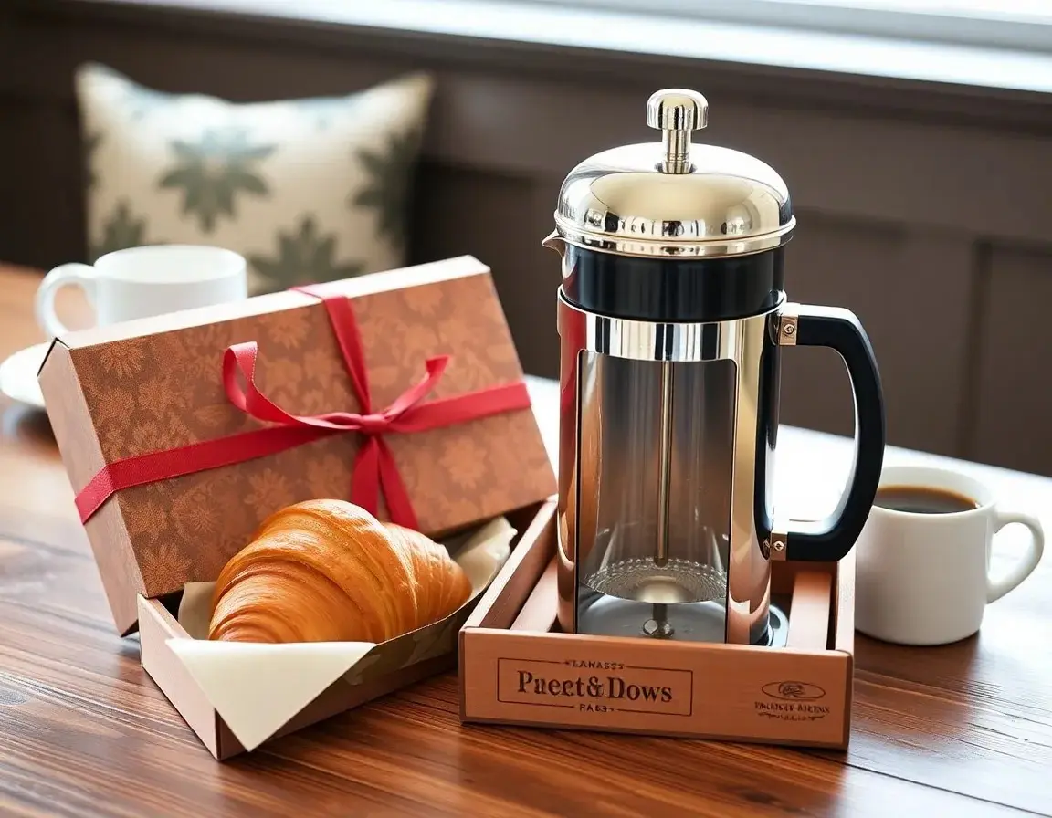 Cafetière à piston en acier