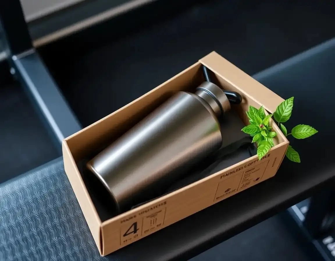 Bouteille d'Eau Isotherme Paille Acier Inoxydable