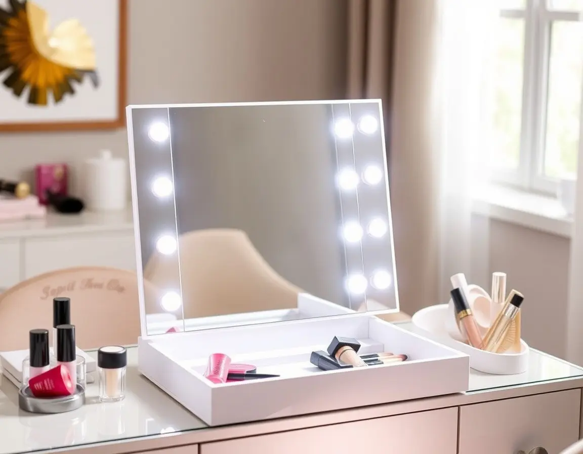 Miroir de Maquillage LED