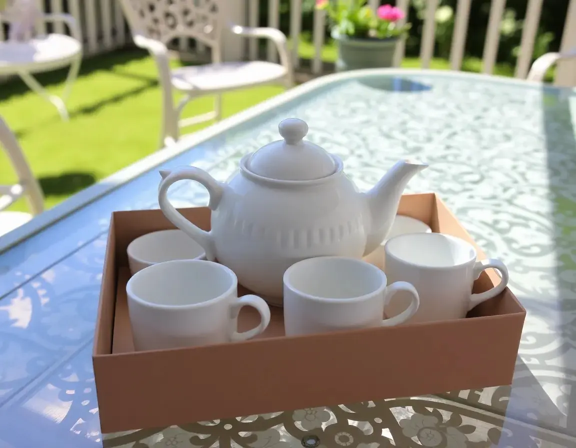 Service à Thé en Céramique de Haute Qualité