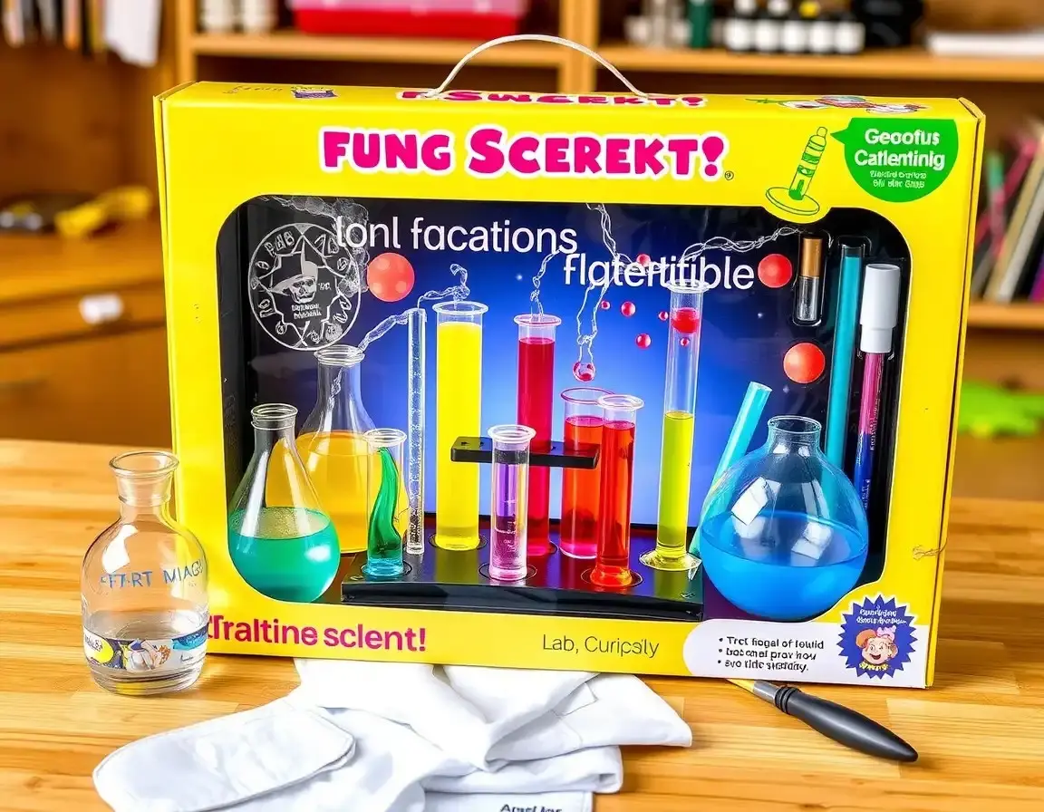 Kit d'Expériences Scientifiques pour Filles