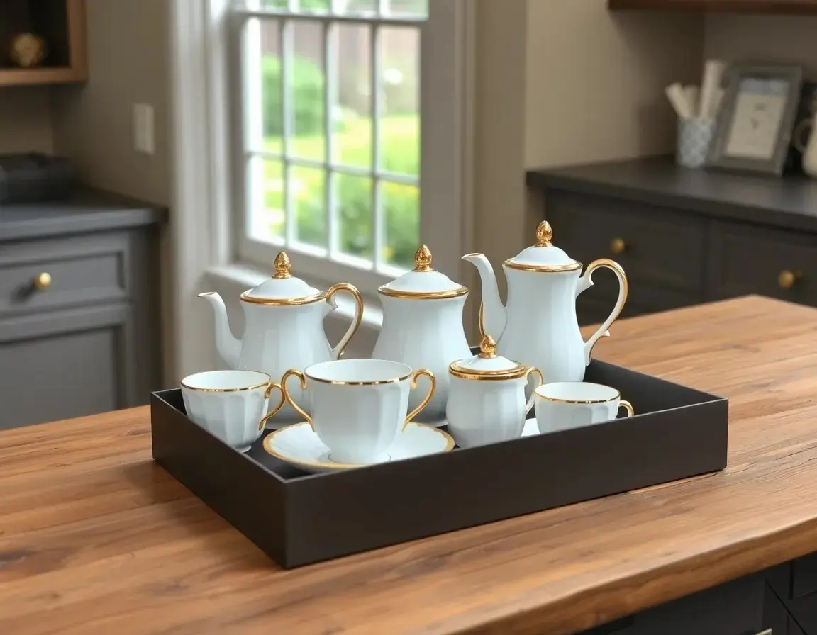 Service à Thé en Céramique Style Européen